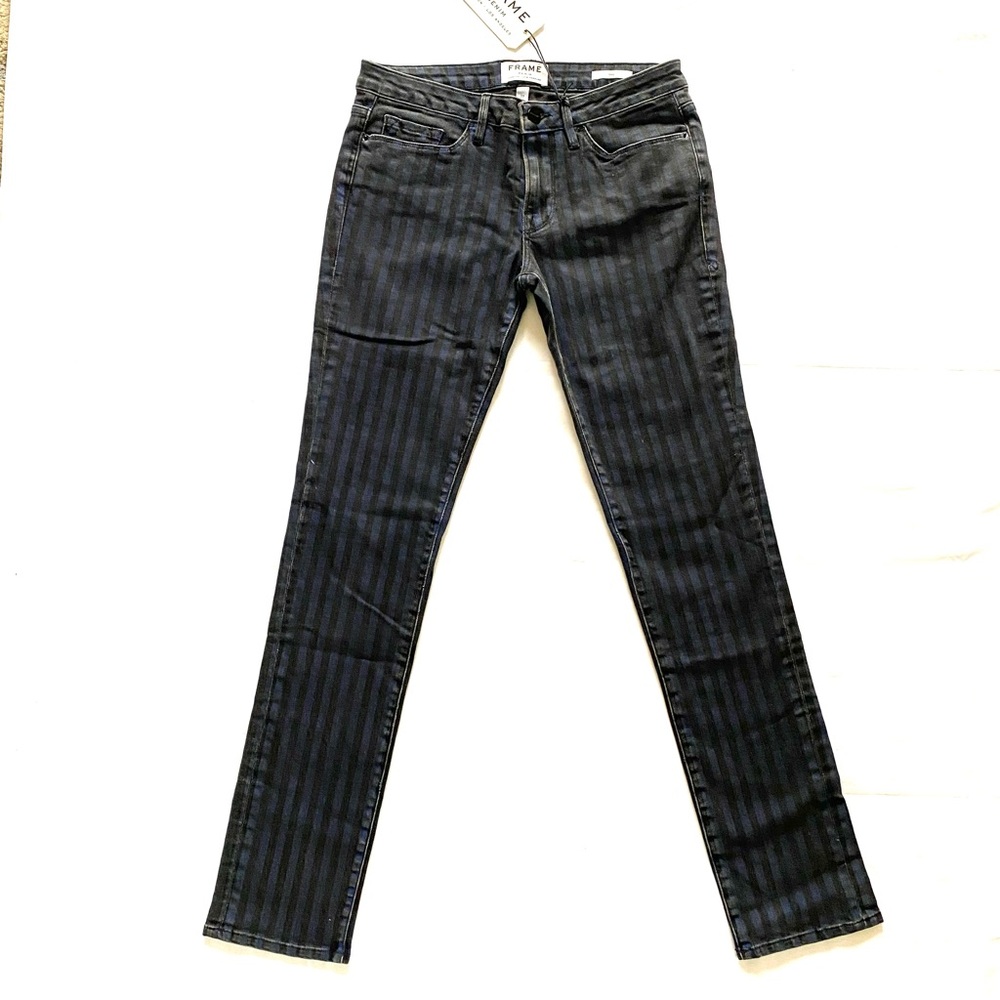 Frame Inez Blue Stripe Jeans
